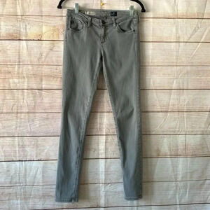 Adriano Goldschmied The Legging Ankle Skinny Jeans Size 26R Grey Stretchy Pants